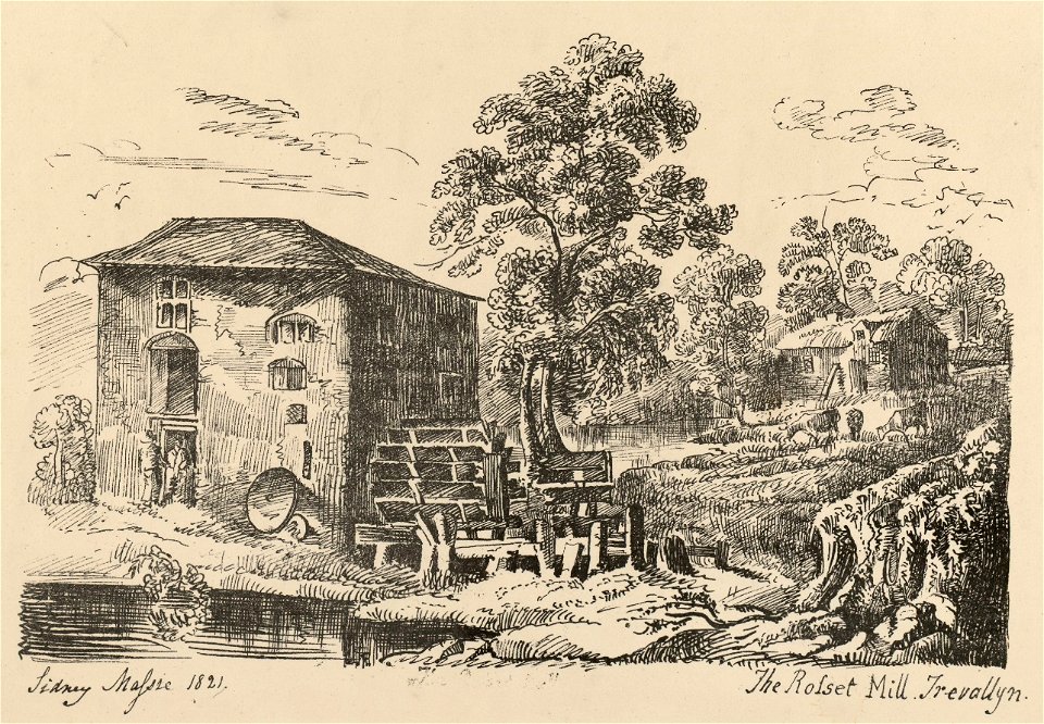 The Rosset mill, Trevallyn 1821