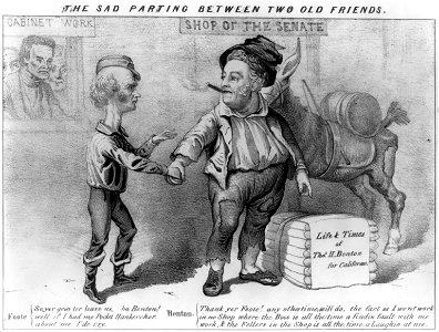 The sad parting between two old friends LCCN2008661531