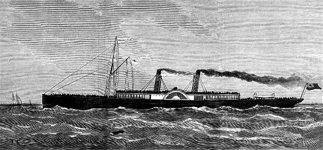 The Saloon Steam-Boat Princess Alice