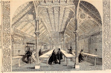 The Royal Dairy at Frogmore, near Windsor - ILN 1861