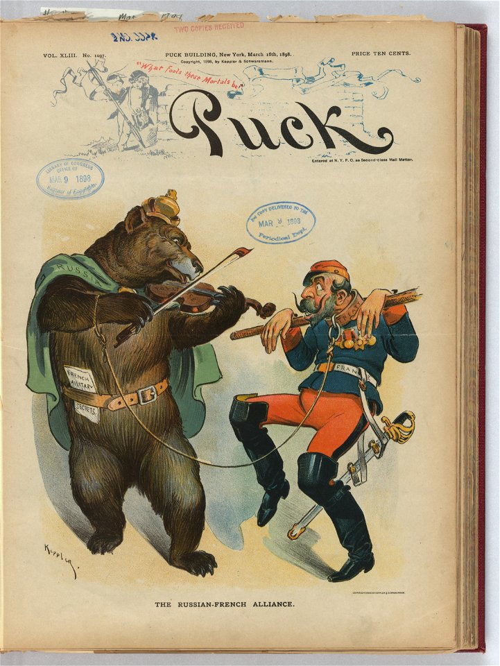The Russian-French alliance - Keppler. LCCN2012647528