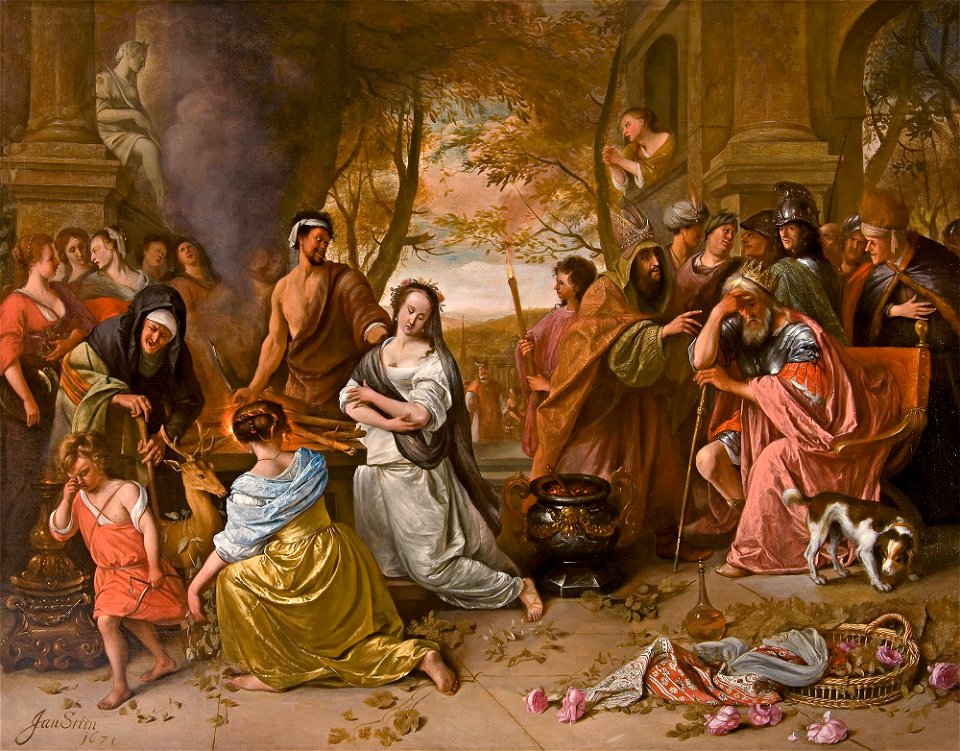 The Sacrifice of Iphigenia by Jan Havickszoon Steen