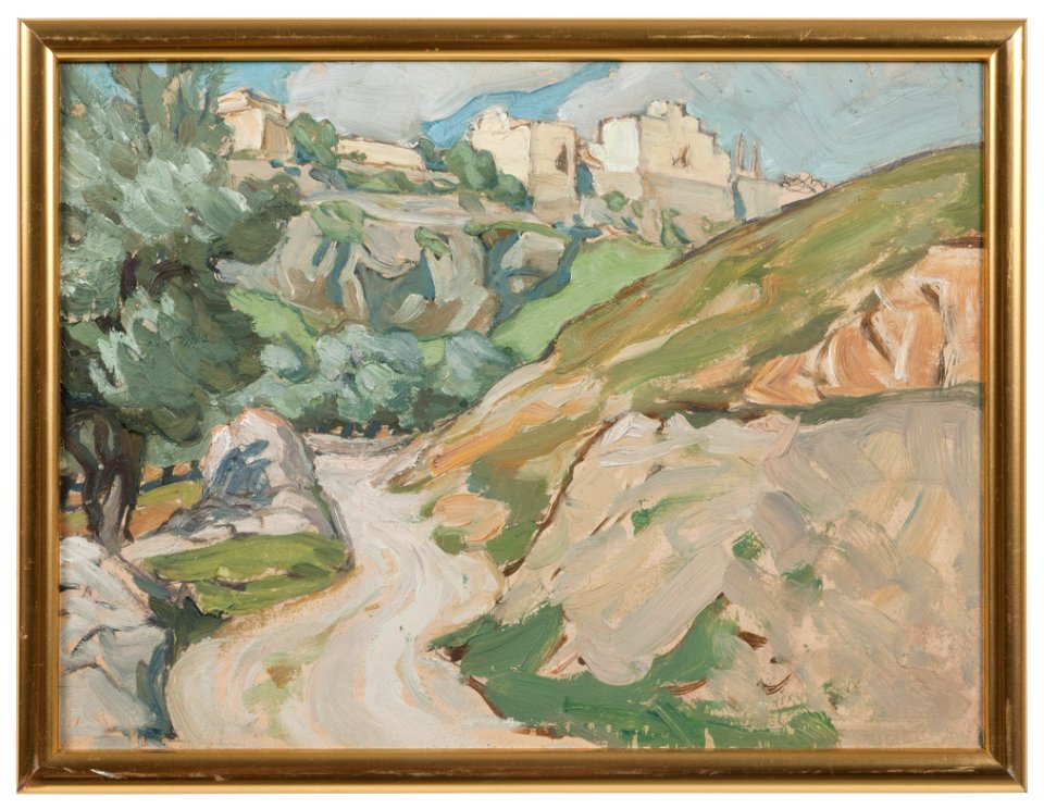 The Road to Jerusalem. Study (Anna Boberg) - Nationalmuseum - 20530