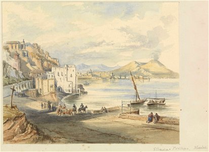 The road at Posillipo, Naples RMG PT2100
