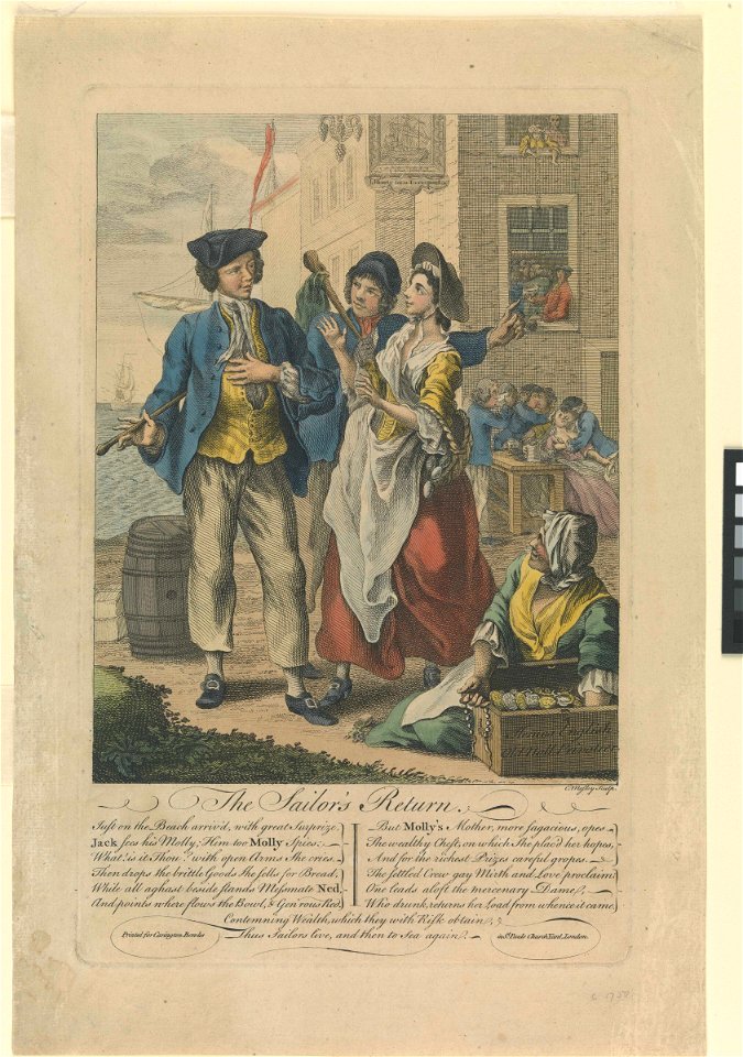 The Sailor's Return (caricature) RMG PW3801