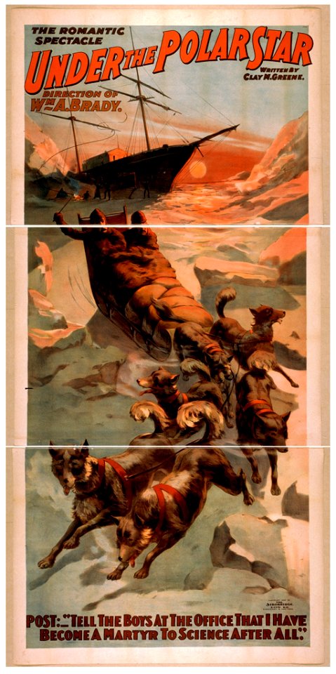 The romantic spectacle, Under the polar star written by Clay M. Greene. LCCN2014637156