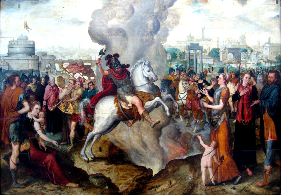 The self-sacrifice of Marcus Curtius