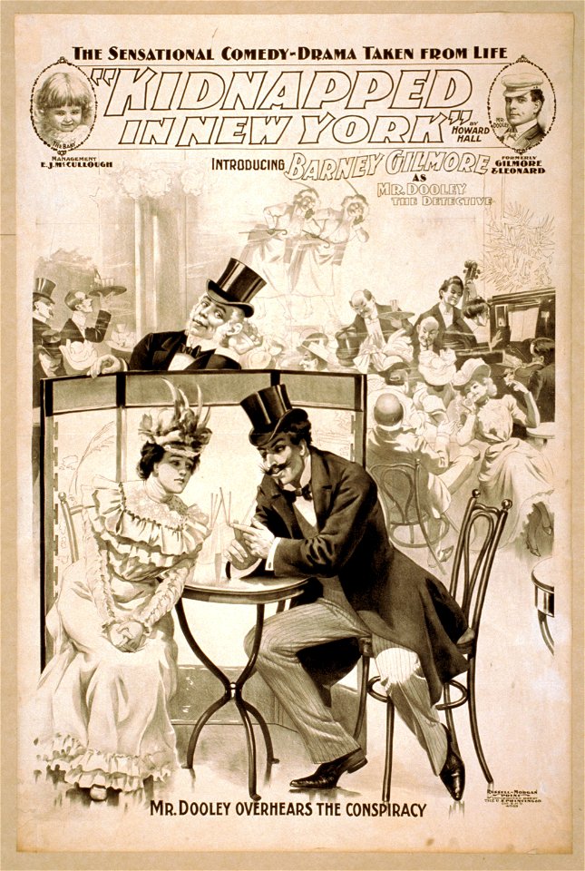 The sensational comedy-drama taken from life, Kidnapped in New York by Howard Hall. LCCN2014636475