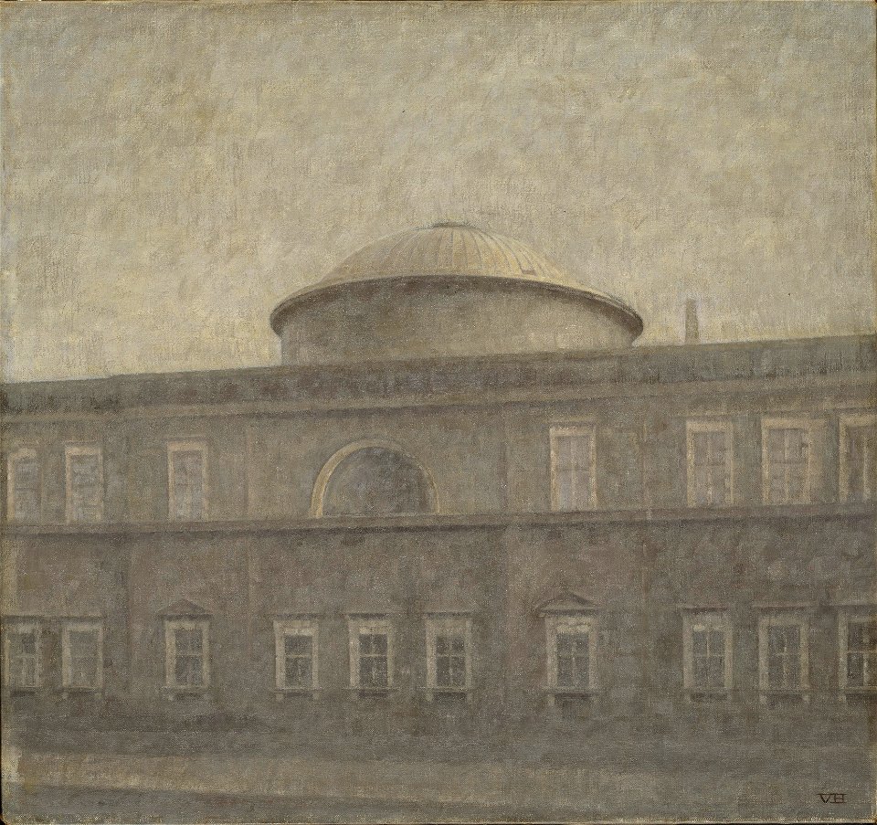 The Royal Palace Church in Copenhagen (Vilhelm Hammershøi) - Nationalmuseum - 23216
