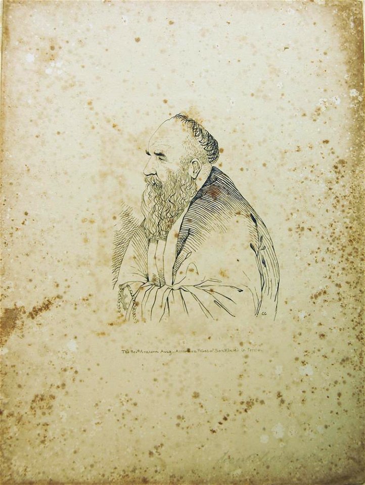 The Rev Aratoon Avaz, armenian Priest of Sankibaruh, Persia (BM As2006,Prt.243)