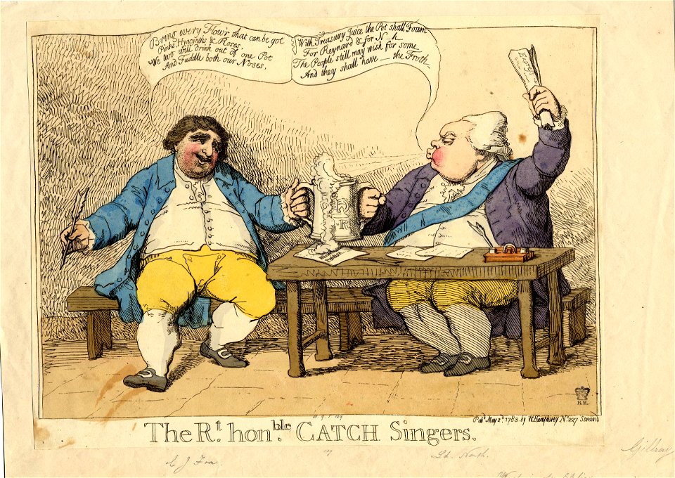 The Rt Honble catch singers. (BM 1851,0901.139)