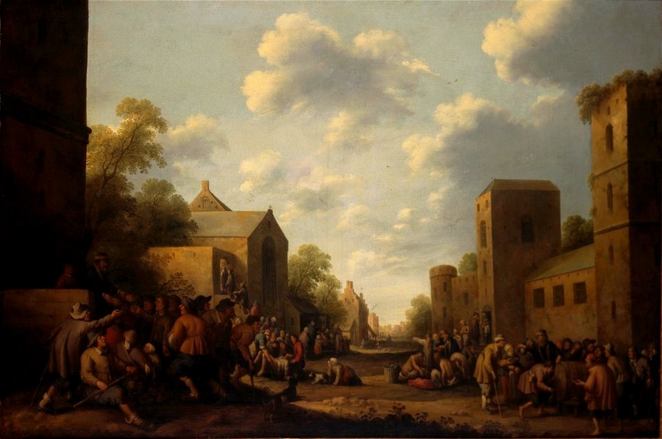 The Seven Works of Mercy by Joost Cornelisz. Droochsloot Centraal Museum 11230