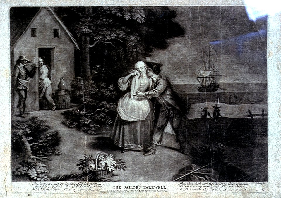 The Sailor's Farewell (caricature) RMG PW4031