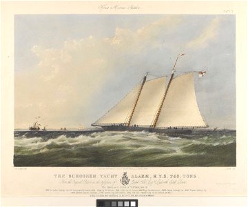 The Schooner Yacht Alarm R.Y.S. 248 tons. RMG PY0459