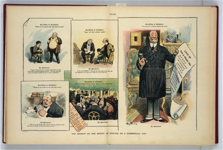 The sermon on the mount as applied to a commercial age - Art Young. LCCN2011648876