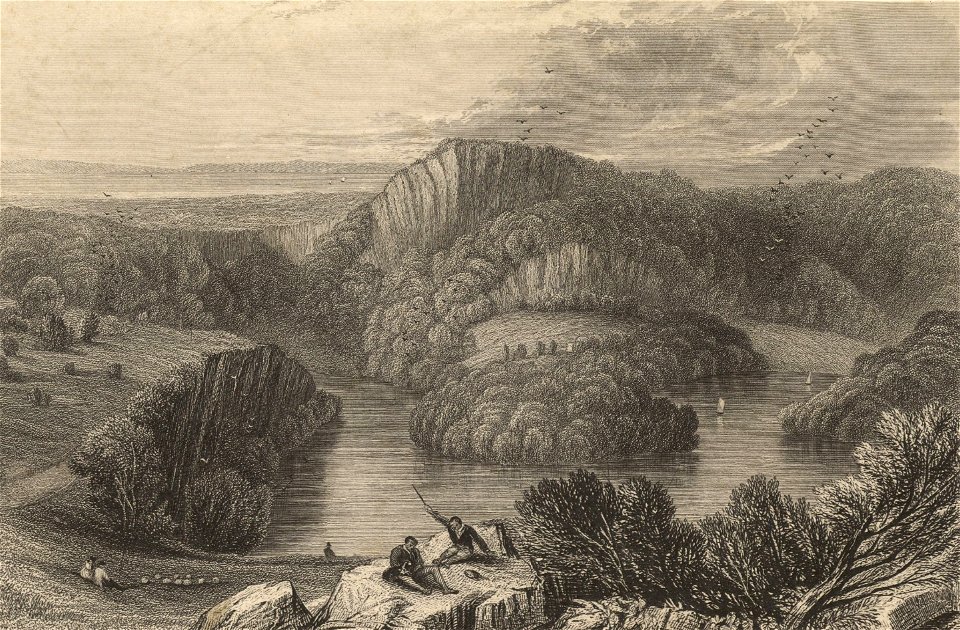 The River Wye at Bannagor Crags, Near Chepstow