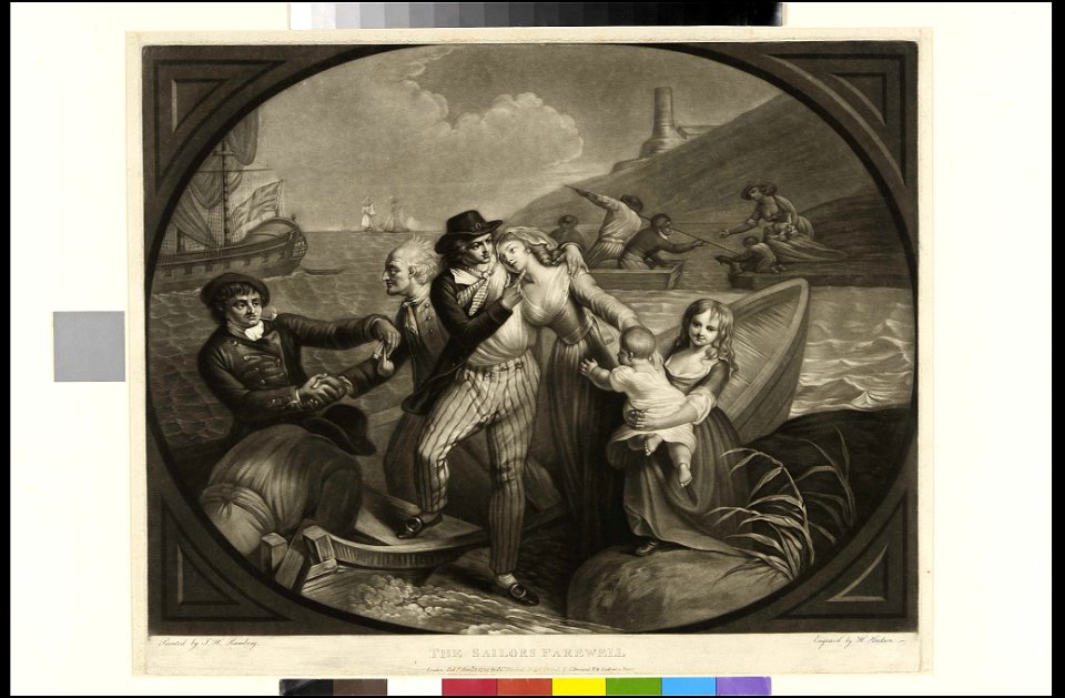 The Sailors Farewell (caricature) RMG PY7359