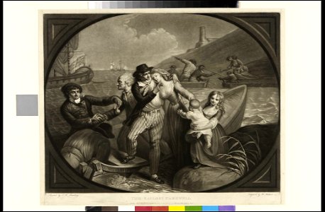The Sailors Farewell (caricature) RMG PY7359