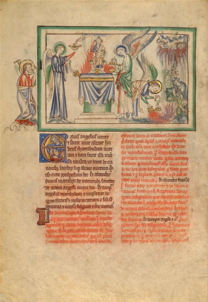 The Seventh Seal- An Angel Censing an Altar and Pouring the Censer over the Earth - Google Art Project