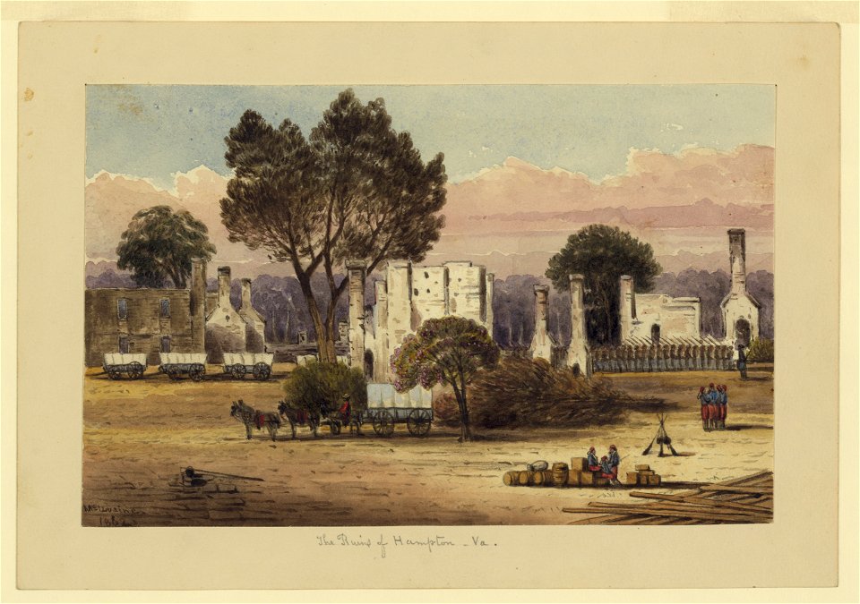 The ruins of Hampton, Va. - McIlvaine. LCCN2004661393