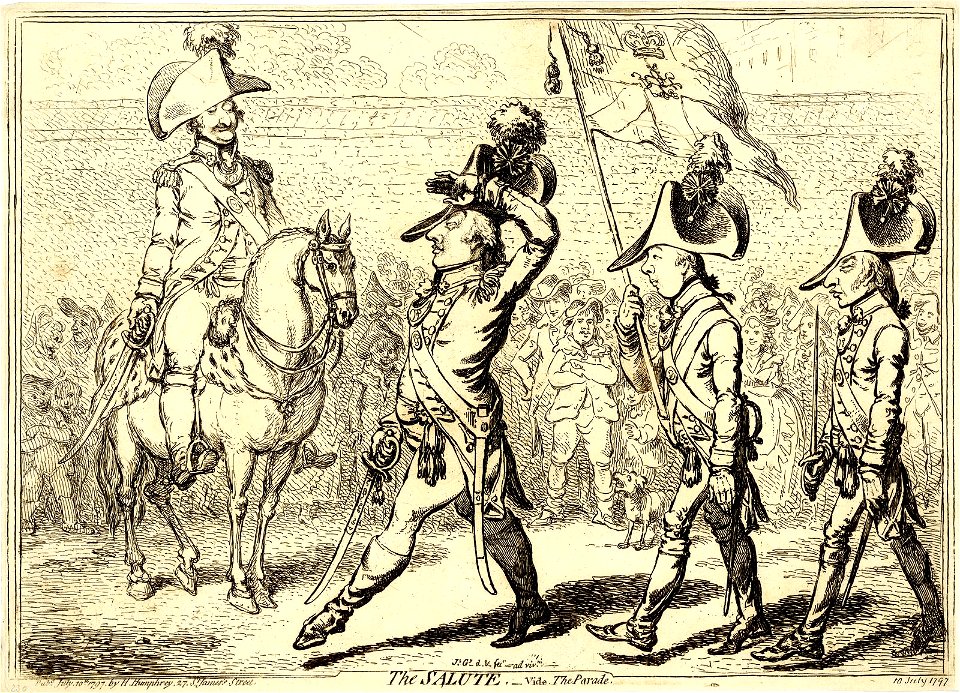 The salute, - Vide. The Parade (BM 1868,0808.6649)