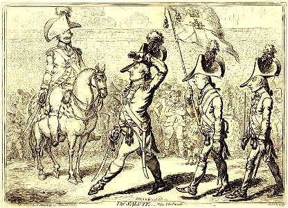 The salute, - Vide. The Parade (BM 1868,0808.6649)
