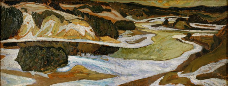The River Ångermanälven (Helmer Osslund) - Nationalmuseum - 20011