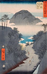 The Road through the Ivy at Mt. Utsu near Okabe LACMA M.66.35.21