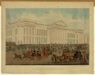 The royal mails departure from the general post office, London - painted by James Pollard ; engraved by R.G. Reeves. LCCN96507261