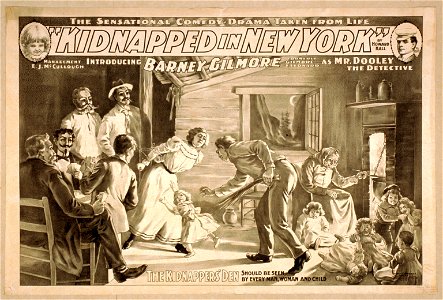 The sensational comedy-drama taken from life, Kidnapped in New York by Howard Hall. LCCN2014636476