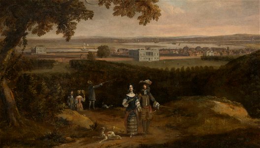The Royal Observatory from Crooms Hill, about 1696 RMG L4950