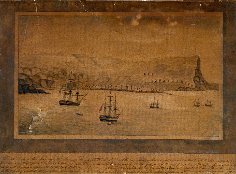 The Romney captures La Sybille 17 June 1794 PX9683
