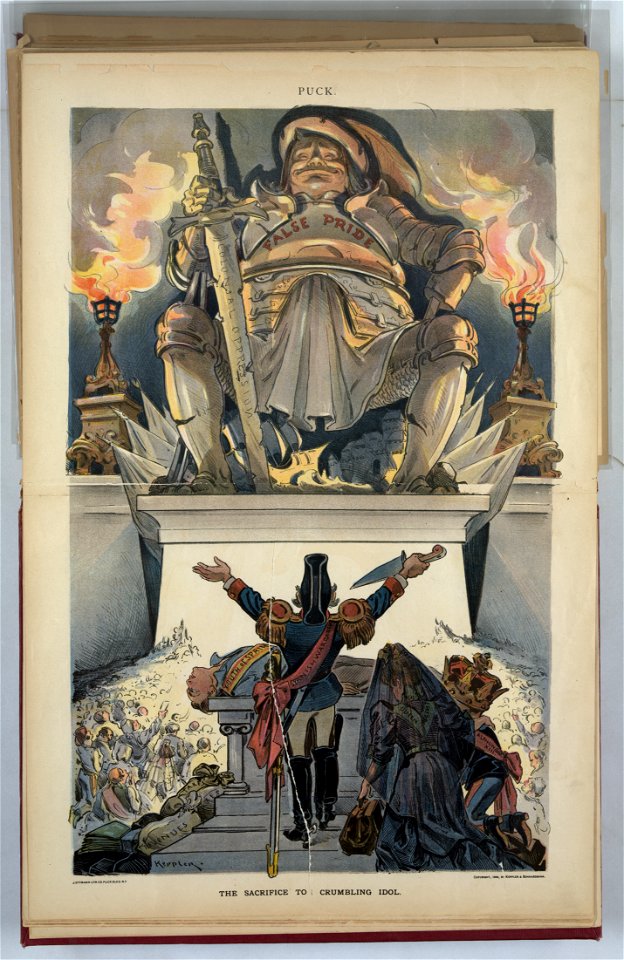 The sacrifice to a crumbling idol - Keppler. LCCN2012647465