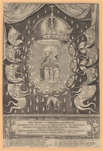 The seat of Mercy 1621 print by Franciscus F. Molanus, S.I 1187, Prints Department, Royal Library of Belgium
