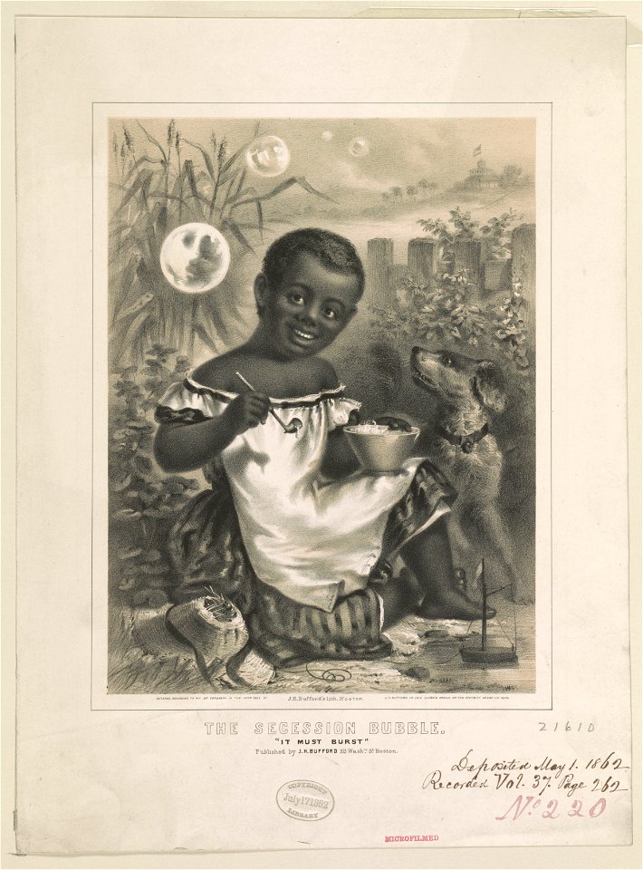 The secession bubble. It must burst - J.H. Bufford's Lith., Boston. LCCN2003689296