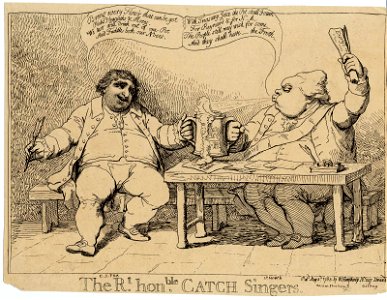 The Rt Honble catch singers. (BM 1868,0808.4997)