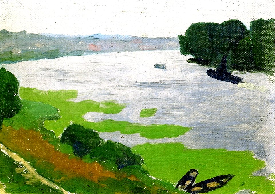 The Seine at Herblay Albert Marquet