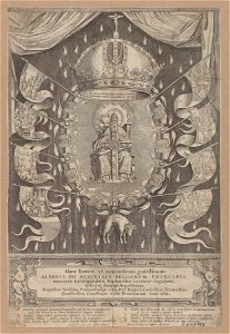 The seat of Mercy 1621 print by Franciscus F. Molanus, S.II 118417, Prints Department, Royal Library of Belgium