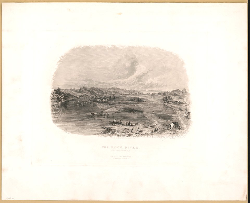 The Rock River (near Janesville, Wis.) - drawn by Momberger ; engd. by H.B. Hall. LCCN2013645237
