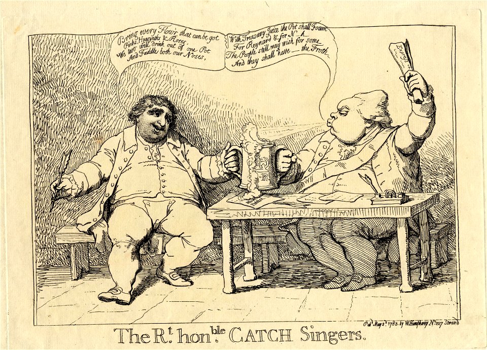 The Rt Honble catch singers. (BM 1865,0610.1146)