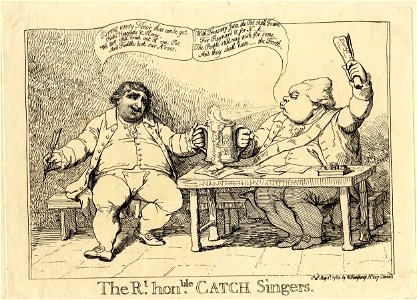 The Rt Honble catch singers. (BM 1865,0610.1146)