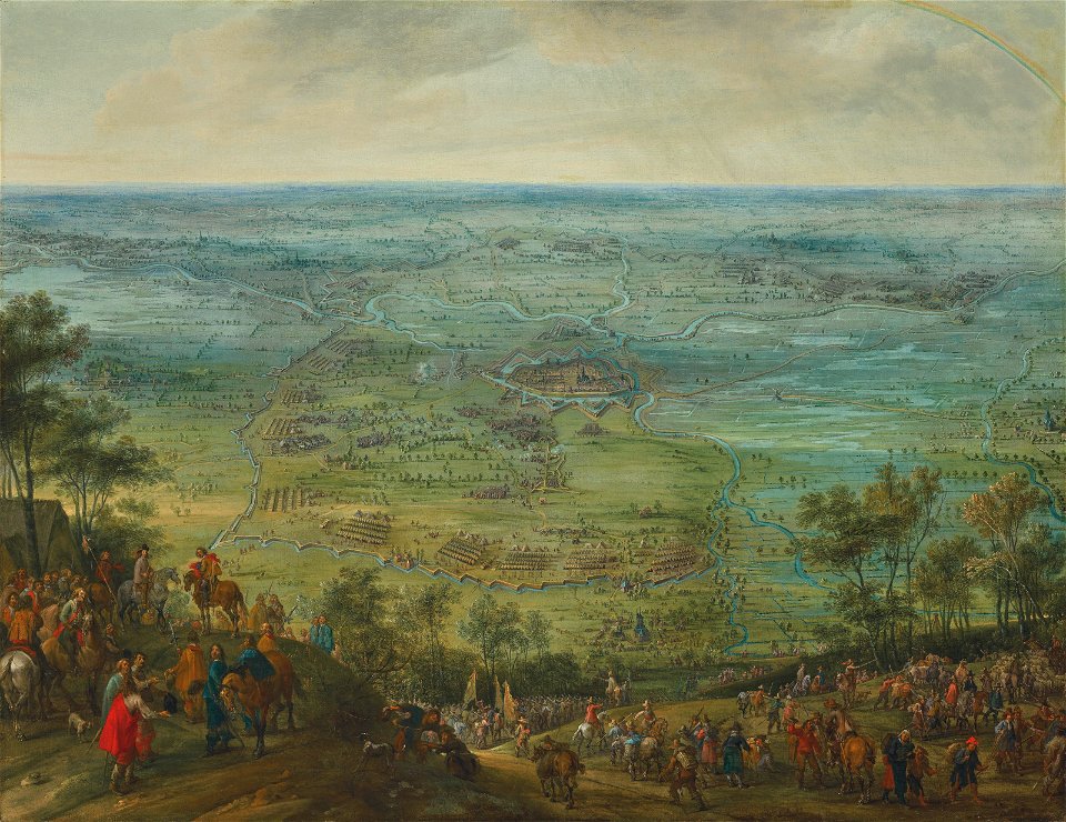 The Siege of Armentières with a rainbow, 1647 - 2021 CKS 20055 0016 d6350