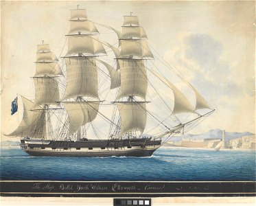 The Ship Duke York William Ellsworth - Commander - 1815 RMG PY0525