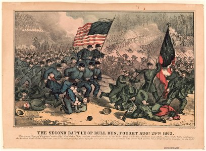 The second battle of Bull Run, fought Augt. 29th 1862. LCCN91721281