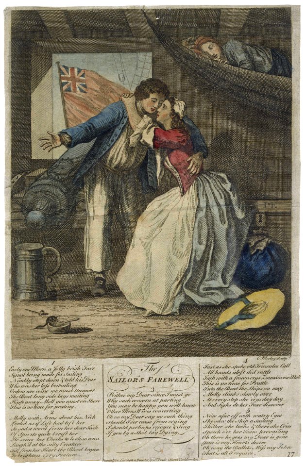 The Sailor's Farewell (caricature) RMG PW3763