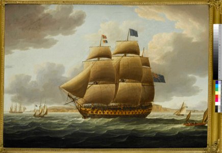 The Ship 'Ville de Paris' under Full Sail RMG BHC2271