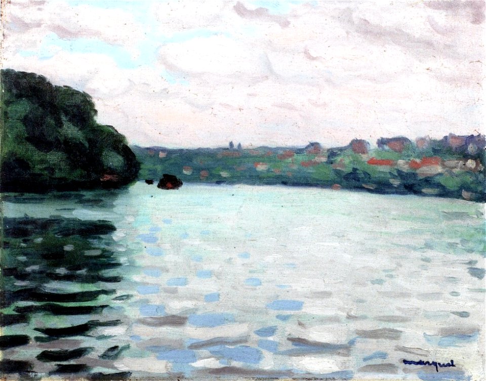 The Seine at La Frette Albert Marquet (1939)