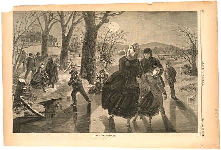 The skating season -- 1862 (Boston Public Library)