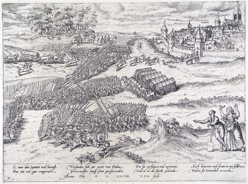 The siege of Dalen on july 22, 1568 (Frans Hogenberg)