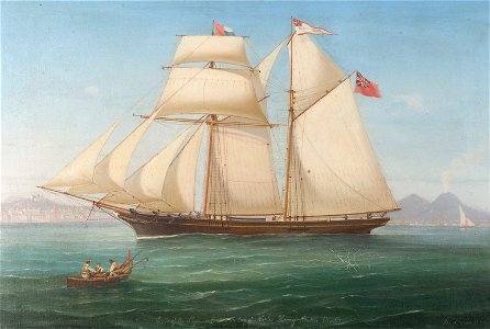 The Schooner Belle of the Plym RMG BHC3226